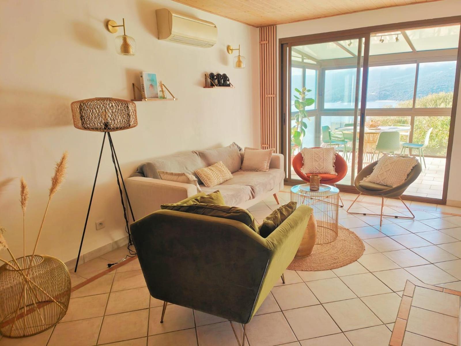 Charmante Petite Maison Magnifique Vue Mer โพรพริอาโน ภายนอก รูปภาพ
